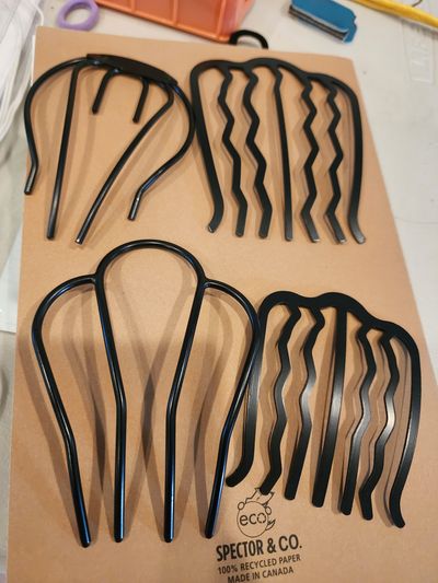 Hair fork hair comb lot of 4 Hair fork hair comb lot of 4
