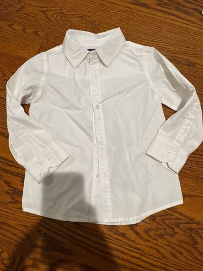 Andy and Evan White long sleeve button down 3T
