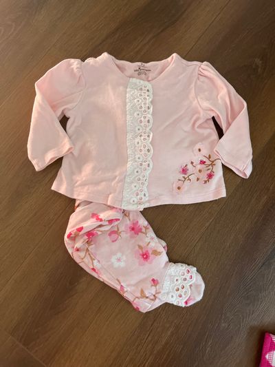 Baby starters 9 month long sleeve and footie pants outfit 9 Months