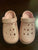 No brand Girls pink clogs with silver sparkles 10 (Lil' Kid)