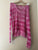 Roxy Pink/White Knit Sweater Women's - L