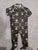 NFL Team Apparel New Orleans Saints footed fleece pajamas 6-9 Months