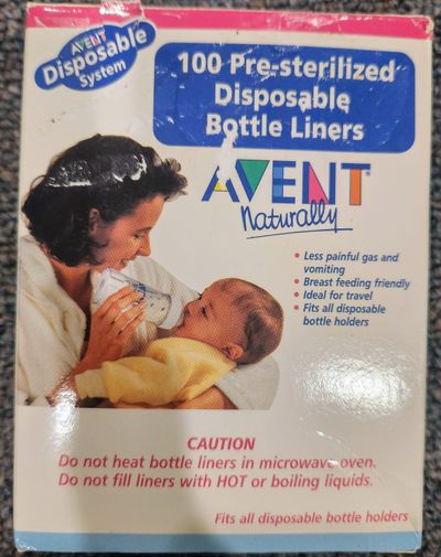 Avent 100 Pre-sterilized disposable bottle liners