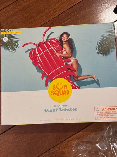 Brand new Sun Squad giant lobster float