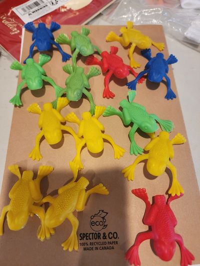 Jump-n-Leap frog toys,  lot of 20 Jump-n-Leap frog toys,  for party favor