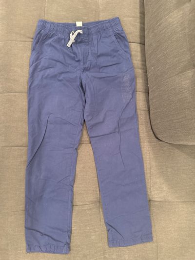Carters kid Navy blue drawstring pants with warm lining BARELY WORN!!!!! 10-12