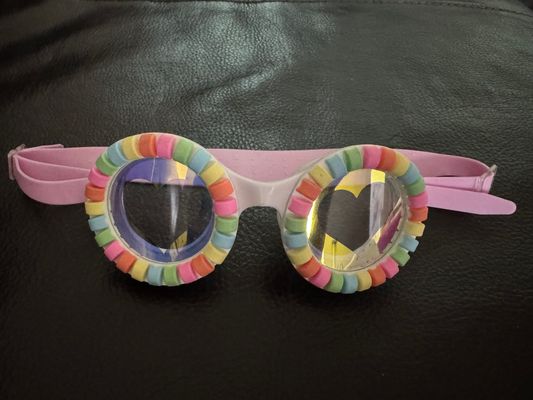 Swim GOGGLES Girls Multi Colored Adjustable Swimming Googles