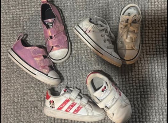 3 Pairs Toddler Sneakers size 7 3 Pairs Toddler Sneakers size 7 7 (Lil' Kid)
