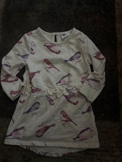Old navy long sleeve bird dress size 2t  2T