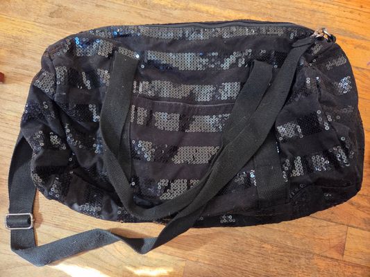 Missimo supply duffle bag sequin/black