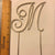 M monogram Crystal cake topper Beautiful Crystal M