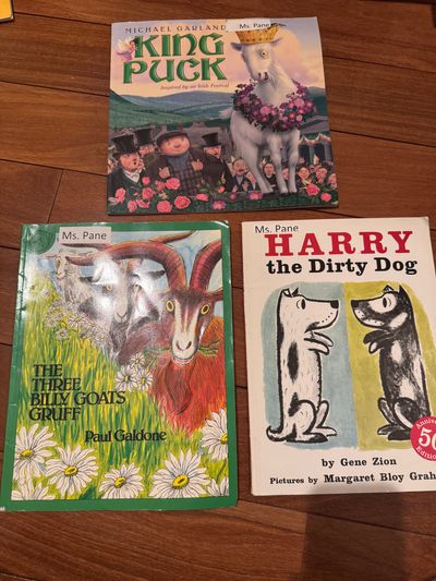 Three assorted books