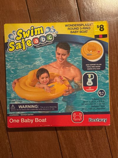 Brand new swim safe baby boat