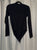 Long sleeve turtleneck keyhole black bodysuit  Women's - L