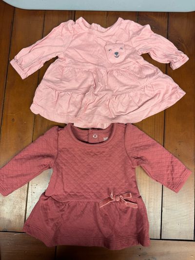 2 adorable Carters baby girl shirts. Size 3 months 2 adorable Carters baby girl shirts. Size 3 months 3 Months