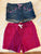 Cat & Jack and Wonder Nation 2 pairs of shorts 7-8