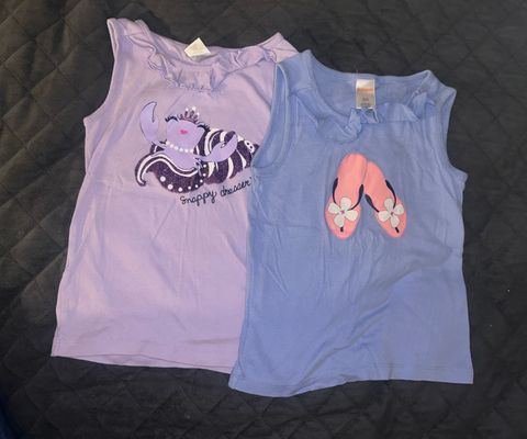 Gymboree 2 tank top with graphic designs 5T