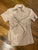 New York and Company Size 2 tan stretch shirt sleeve shirt Women's - XS