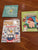 3 hardcover school books assorted