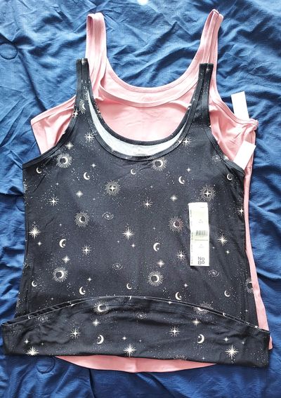 Nobo NEW SIZE 15/17 2 tank tops celestial and rose Junior XL - 13