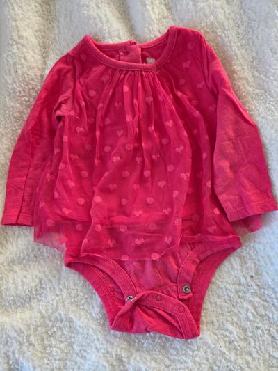 Koala Baby Long sleeved onesie dress pink 9-12 Months