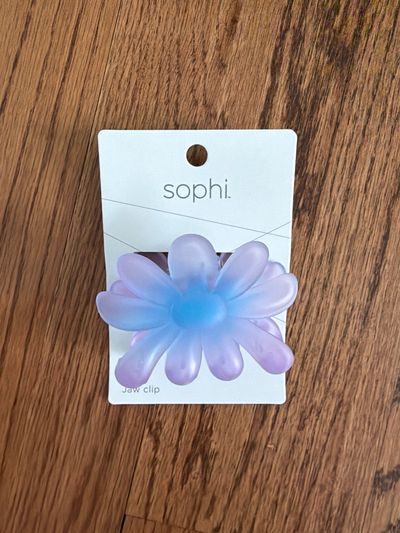 NEW Sophi Purple Blue Hair Jaw Clip