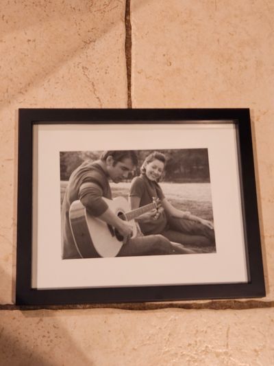Photo Frame Picture  5 x 7" Overall 11 x 9"