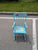 Rocking chair Painted lite blue with fish