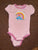 Kids Headquarters pink with back buttons - rainbowsauraus 12 Months