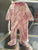 Juicy Couture pink zip up with footies 6-9 Months