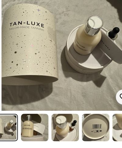 : New Self Tanning Tan Lux Glow Illuminating Drops And the gradual cream color light/ med 10 mL beautiful gift set