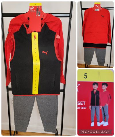 Puma NWT 3pcs Vest Set 5T/5