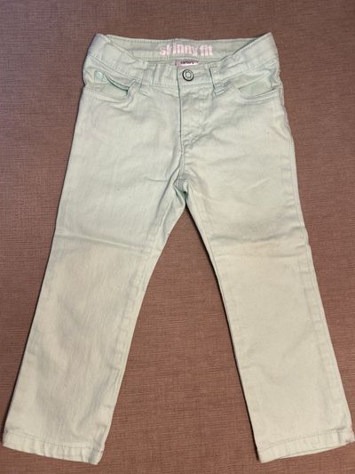 Carters Light green denim pants perfect for spring! 3T
