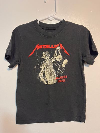 Metallica Black Metallica Band Tee 4T