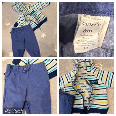 Carters Sweatshirt and sweatpants outfit 6 Months