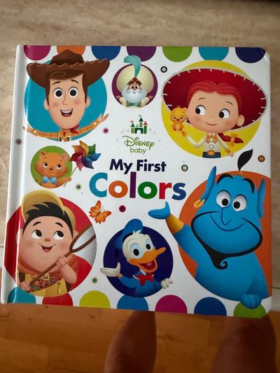 Disney New- Disney my first colors touch and feel book