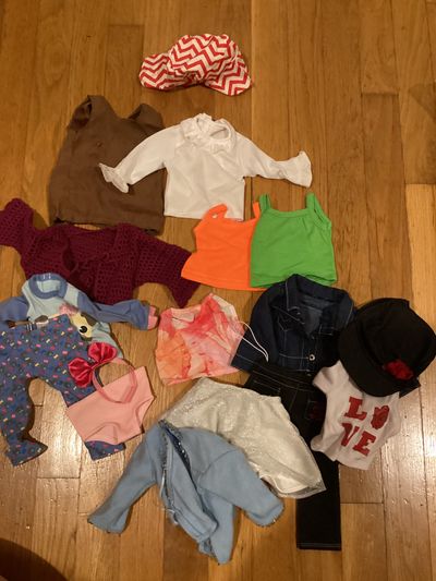 Multiple 18 inch doll clothes