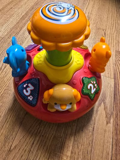 Vtech animal sound and music with spinner