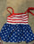 Dog American Flag Dress. Size XL. Dog American Flag Dress. Size XL. Strap needs sewing. Runs small