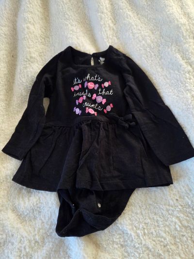 Koala Baby Long sleeved onesie dress  9-12 Months