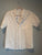 Wonder nation size 18 S/S white collard button up shirt 14-16