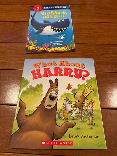 Like new shark and Harry book