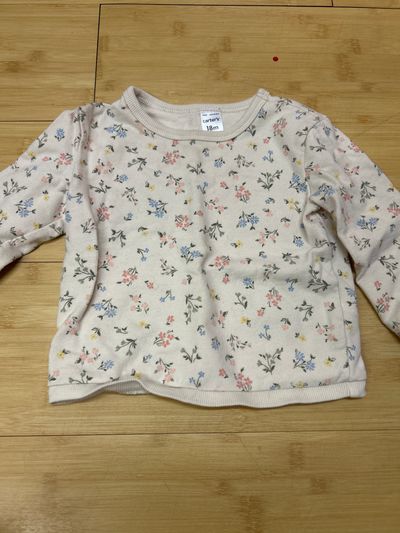 Carters Floral sweatshirt 18 Months