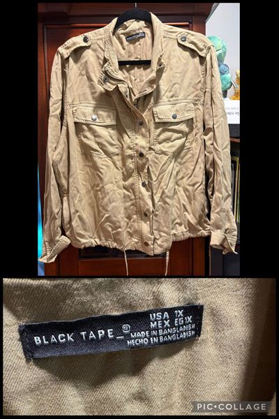 BLACK TAPE TAN JACKET  Women's - XL
