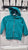jumping beans teal hood zip up fleece sweater 24 Months