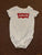 Levi's white with red levi's logo 12 Months