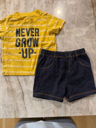 Short and tshirt  12 Months