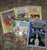 3 little apple books, Bingos at Dinnertime Mr Poppers penguins