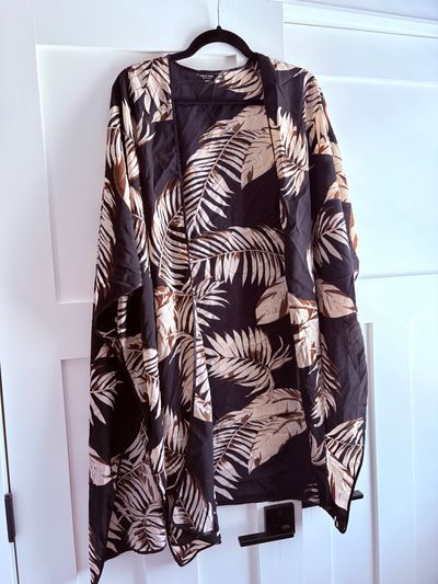 SHEIN curve Short sleeve flowy kimono Women's 2X