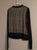 Rachel Roy Navy/Green Snake Cardigan Women's - M